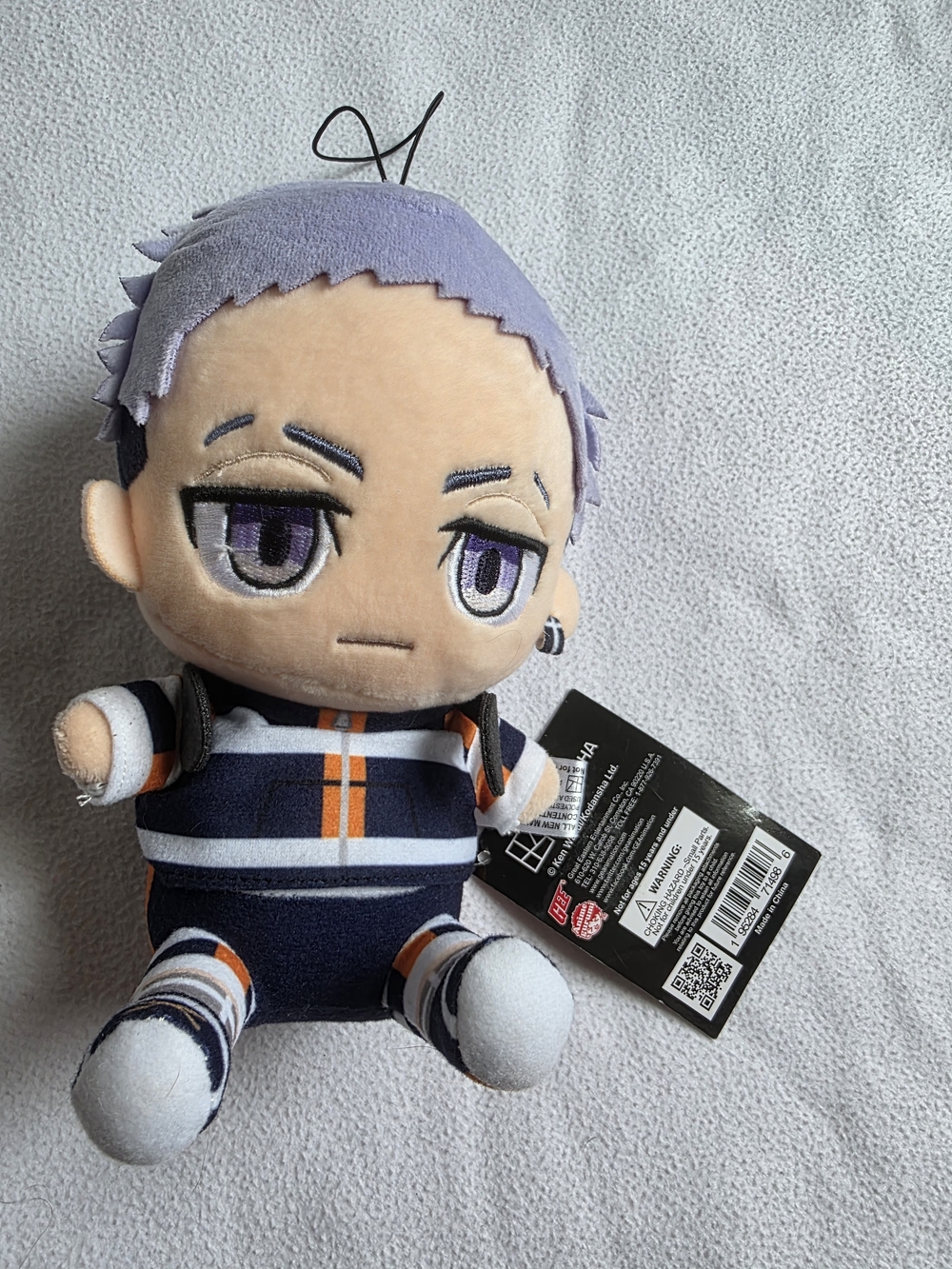 Takashi Mitsuya plush - Tokyo Revengers 8" - Official Great Eastern NWT